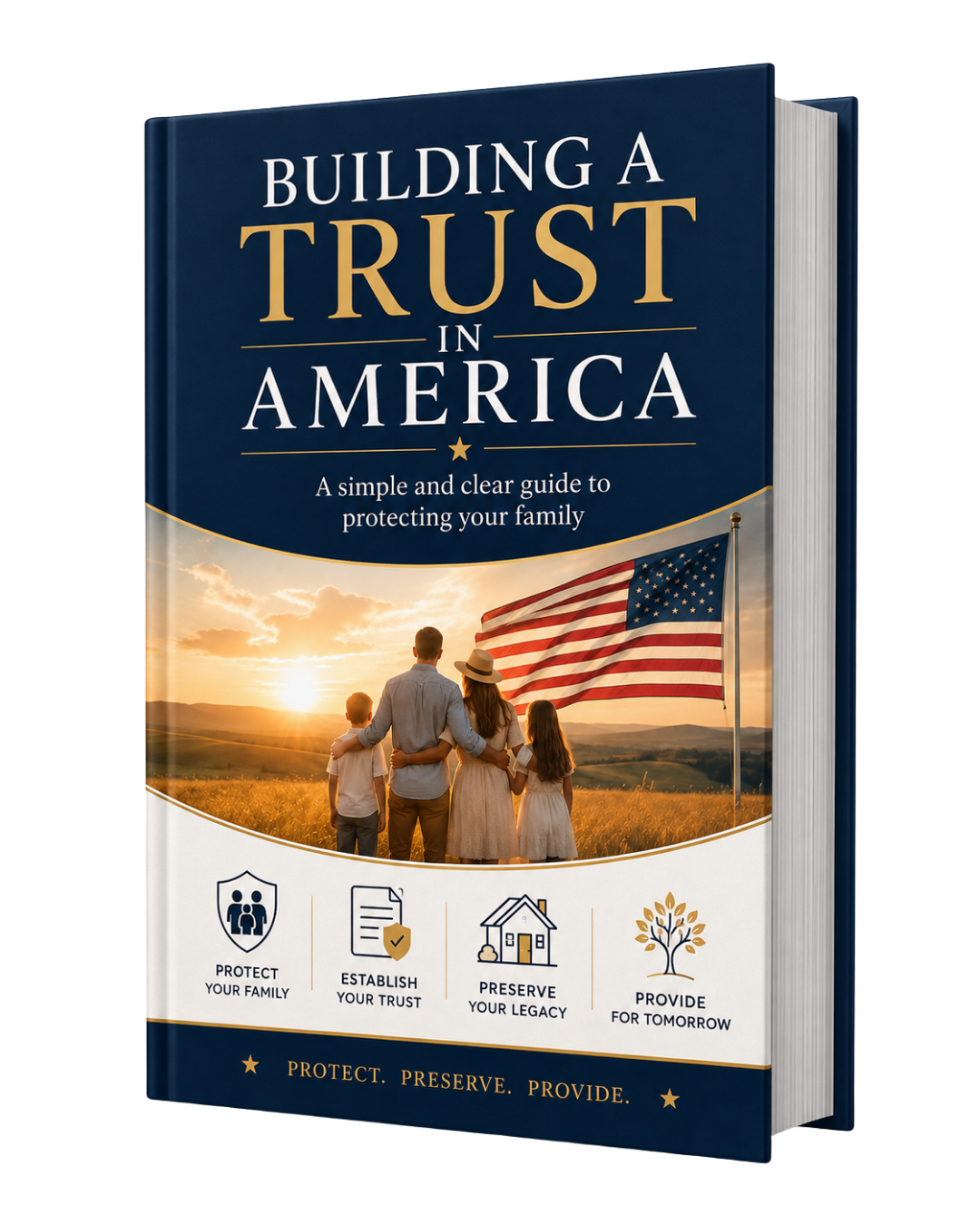 Building A Trust In America guide — 3D book cover